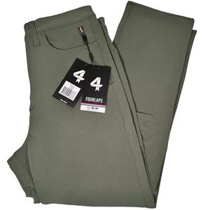 NWT FourLaps‎ Athletic Evolve Pants Women's Size 2 Short Thyme $98 MSRP stretch